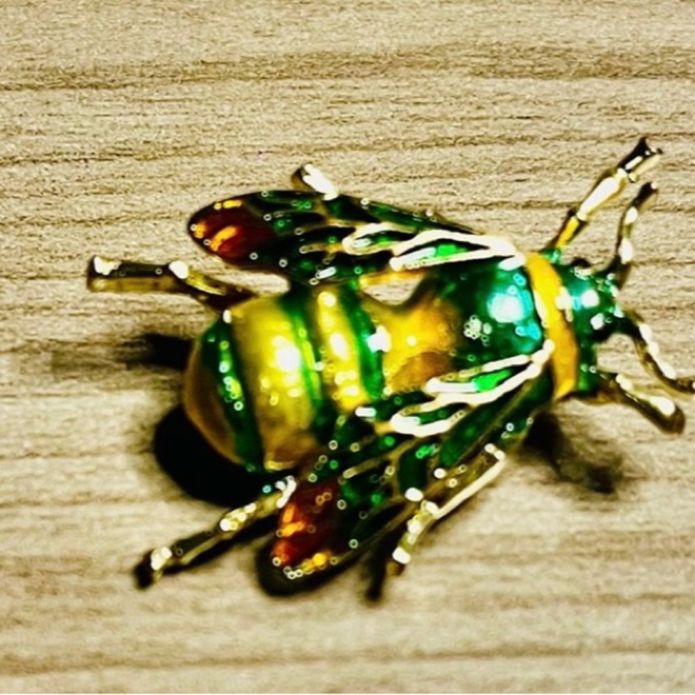 Colorful Bee Brooch